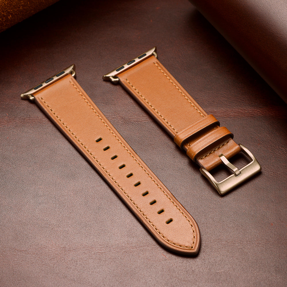 Bransoletka/Pasek do Apple Watch Aurus Brown/Gold