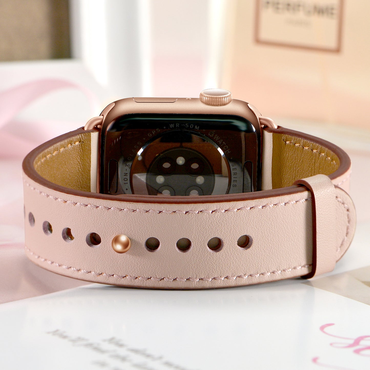 Bransoletka/Pasek do Apple Watch Charma Pink