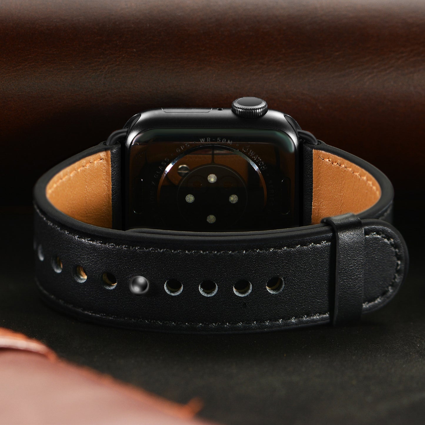 Bransoletka/Pasek do Apple Watch Charma Black
