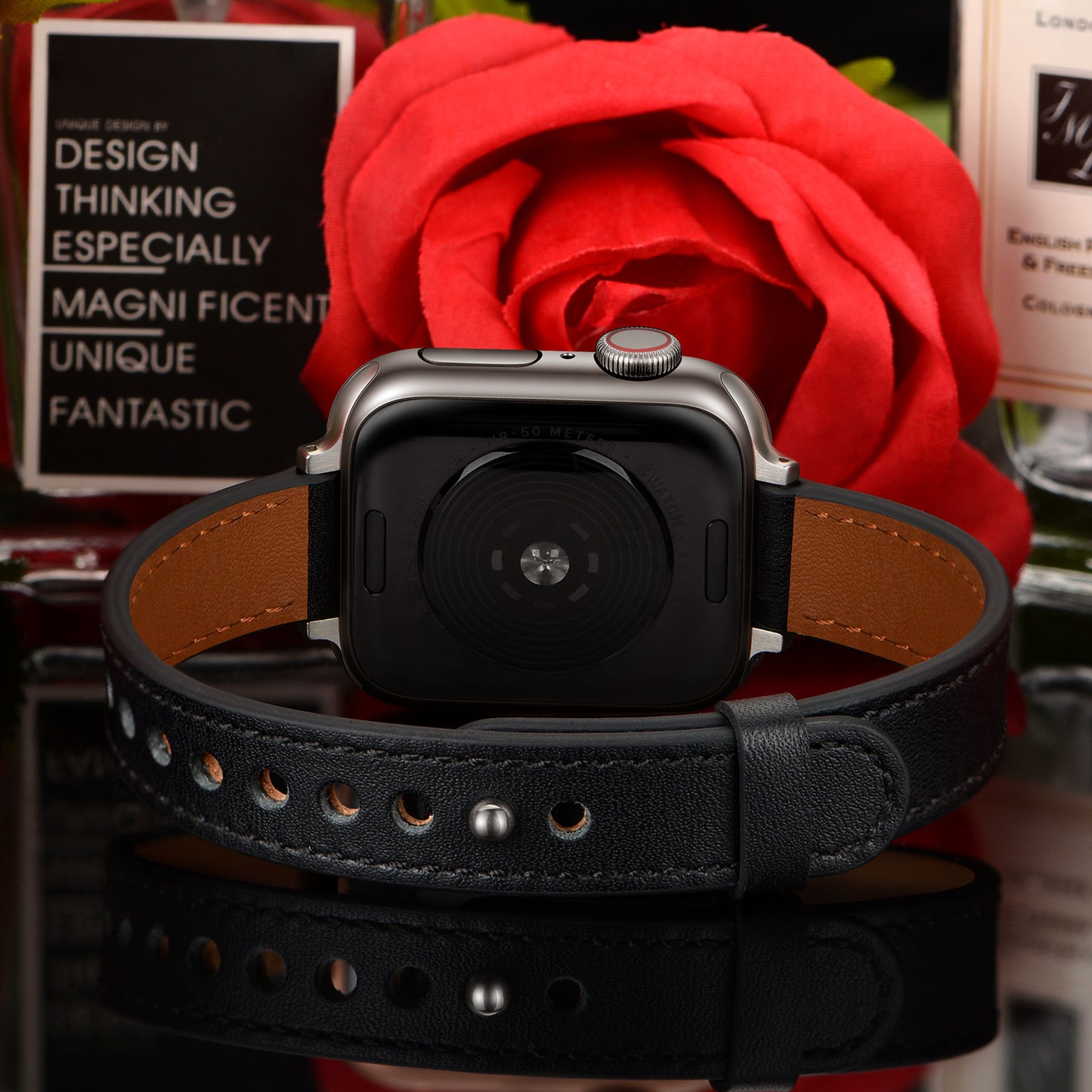 Bransoletka/Pasek do Apple Watch Wealth Black/Silver