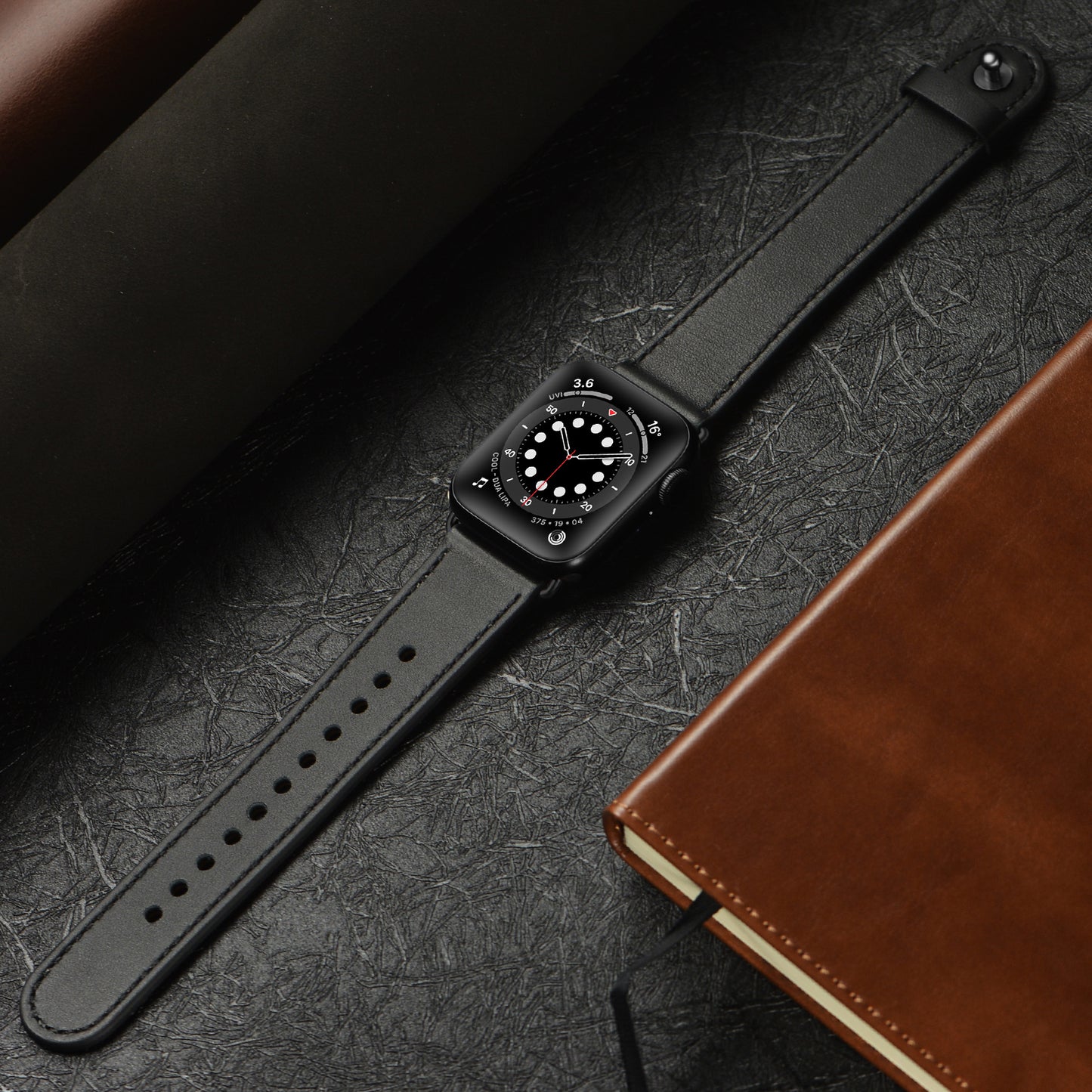 Bransoletka/Pasek do Apple Watch Charma Black