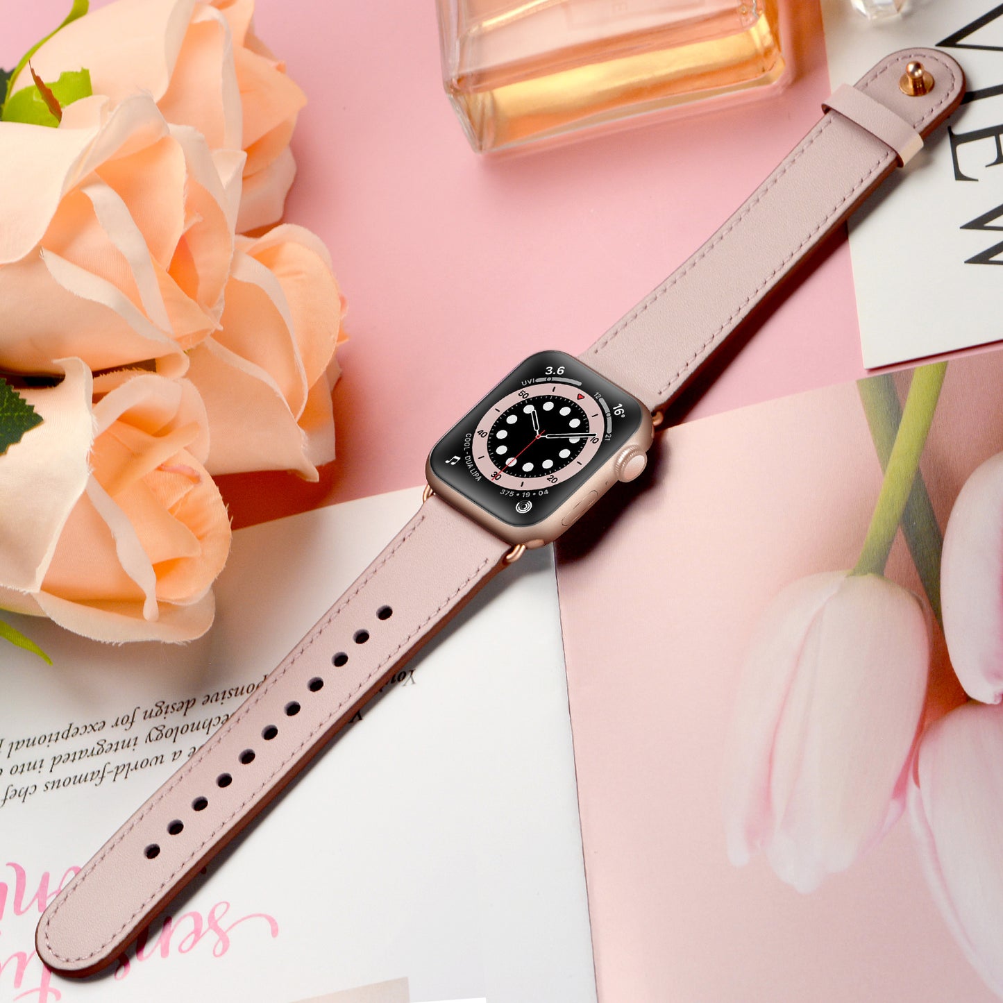 Bransoletka/Pasek do Apple Watch Charma Pink