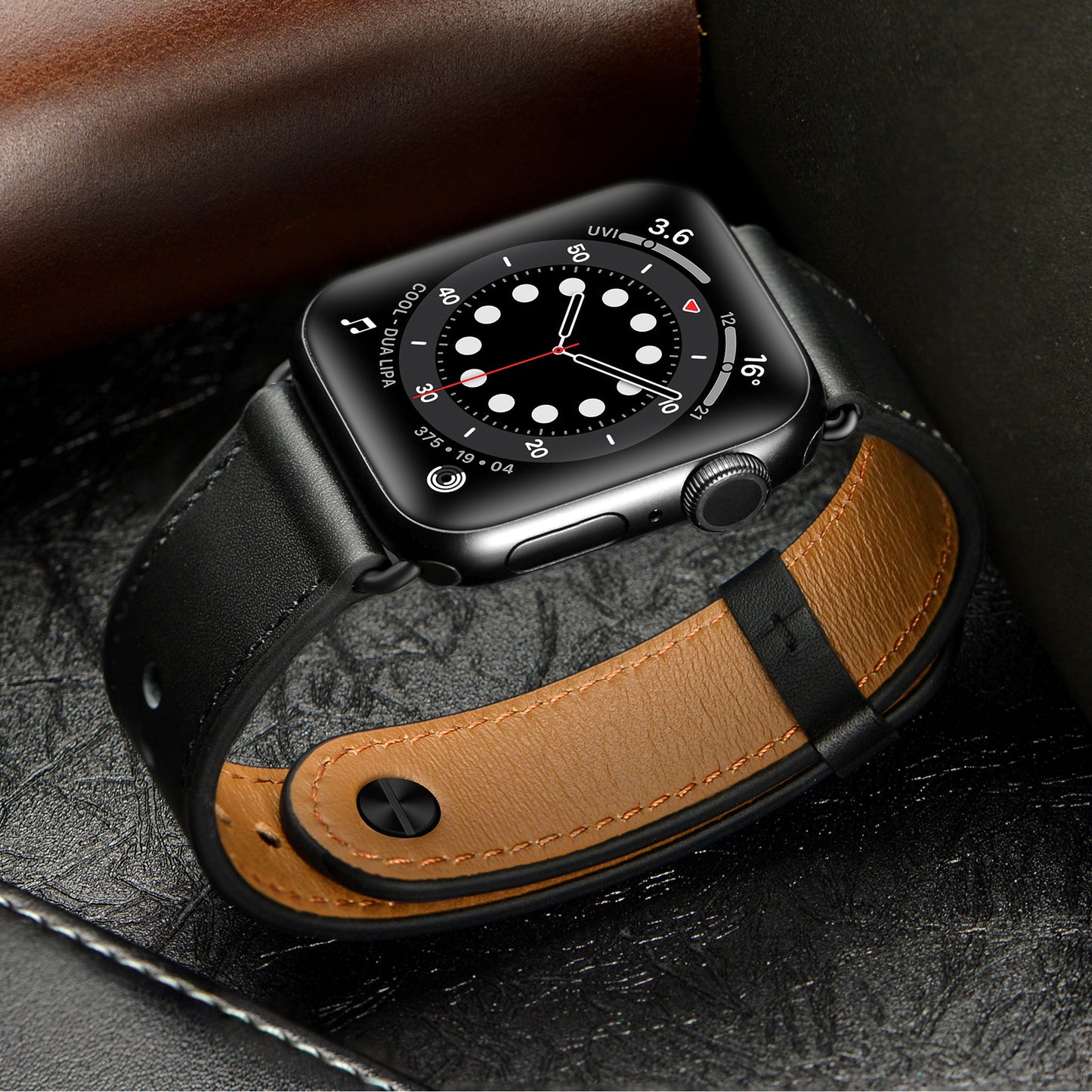 Bransoletka/Pasek do Apple Watch Charma Black