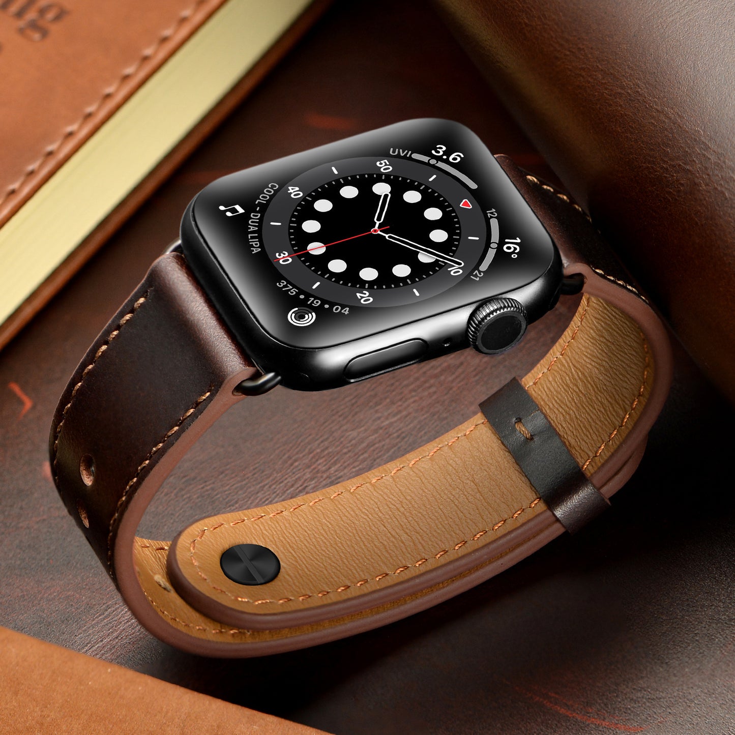 Bransoletka/Pasek do Apple Watch Charma Brown
