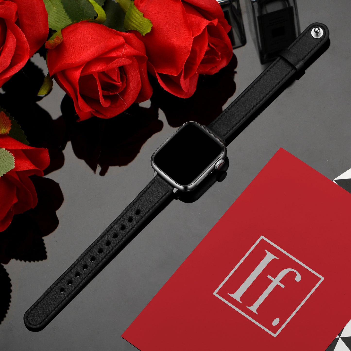 Bransoletka/Pasek do Apple Watch Wealth Black/Silver