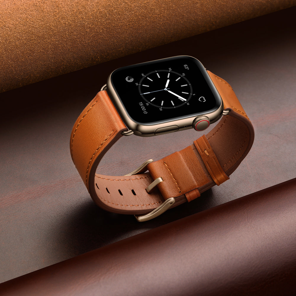 Bransoletka/Pasek do Apple Watch Aurus Brown/Gold