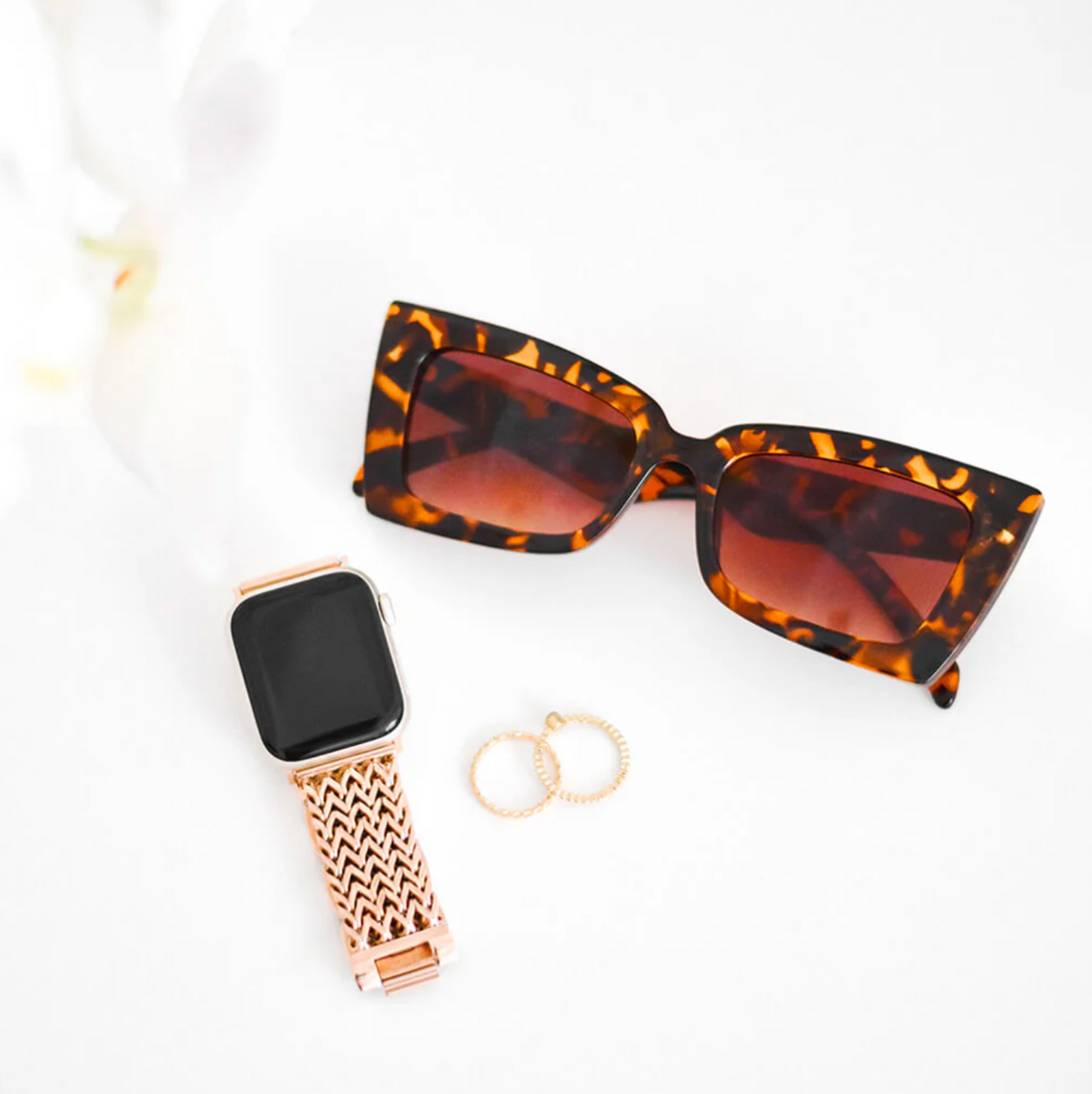 Bransoletka/Pasek do Apple Watch Metal Twist Rose Gold