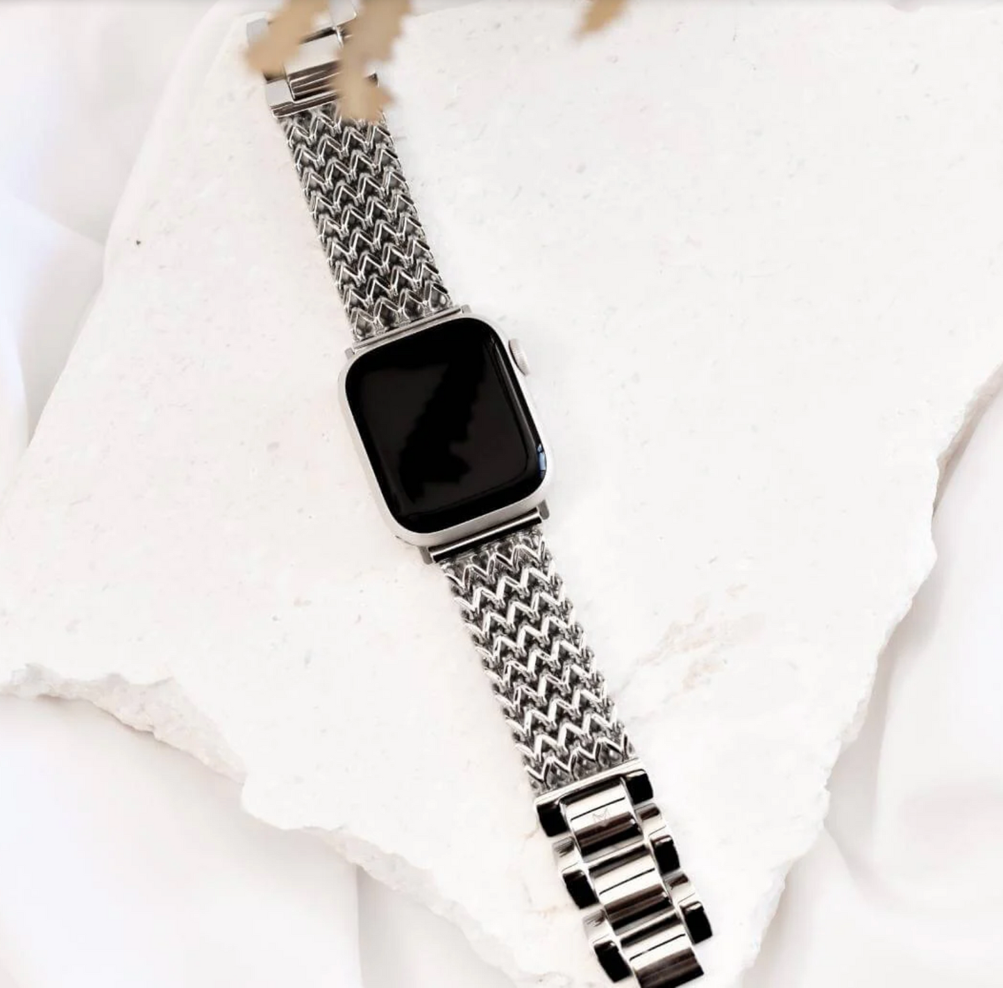 Bransoletka/Pasek do Apple Watch Metal Twist Silver
