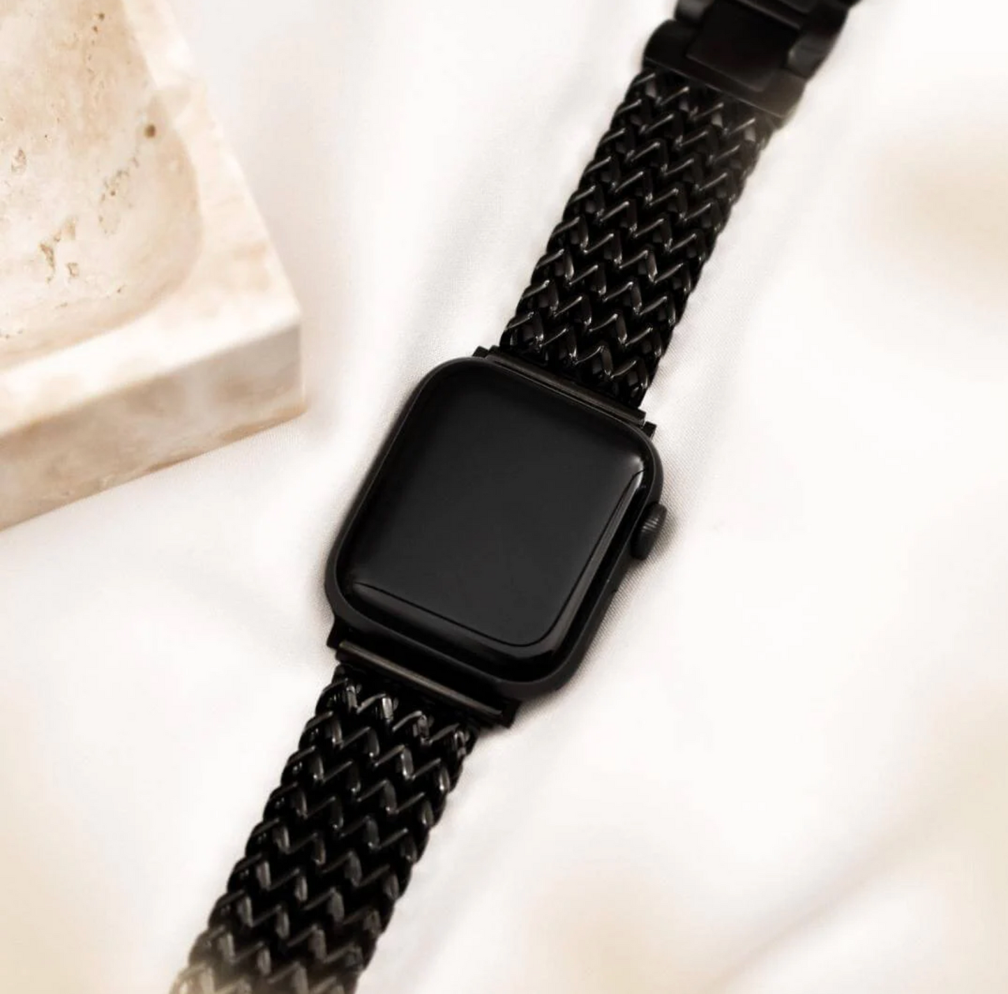 Bransoletka/Pasek do Apple Watch Metal Twist Black
