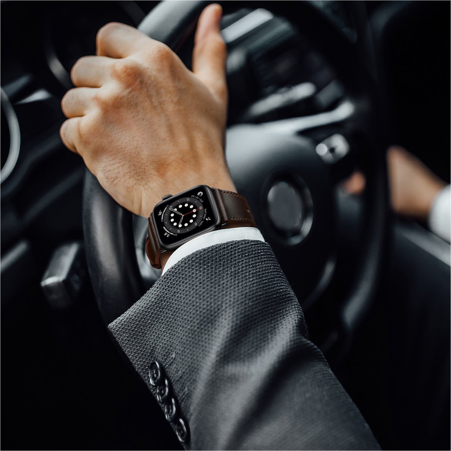 Bransoletka/Pasek do Apple Watch Charma Brown