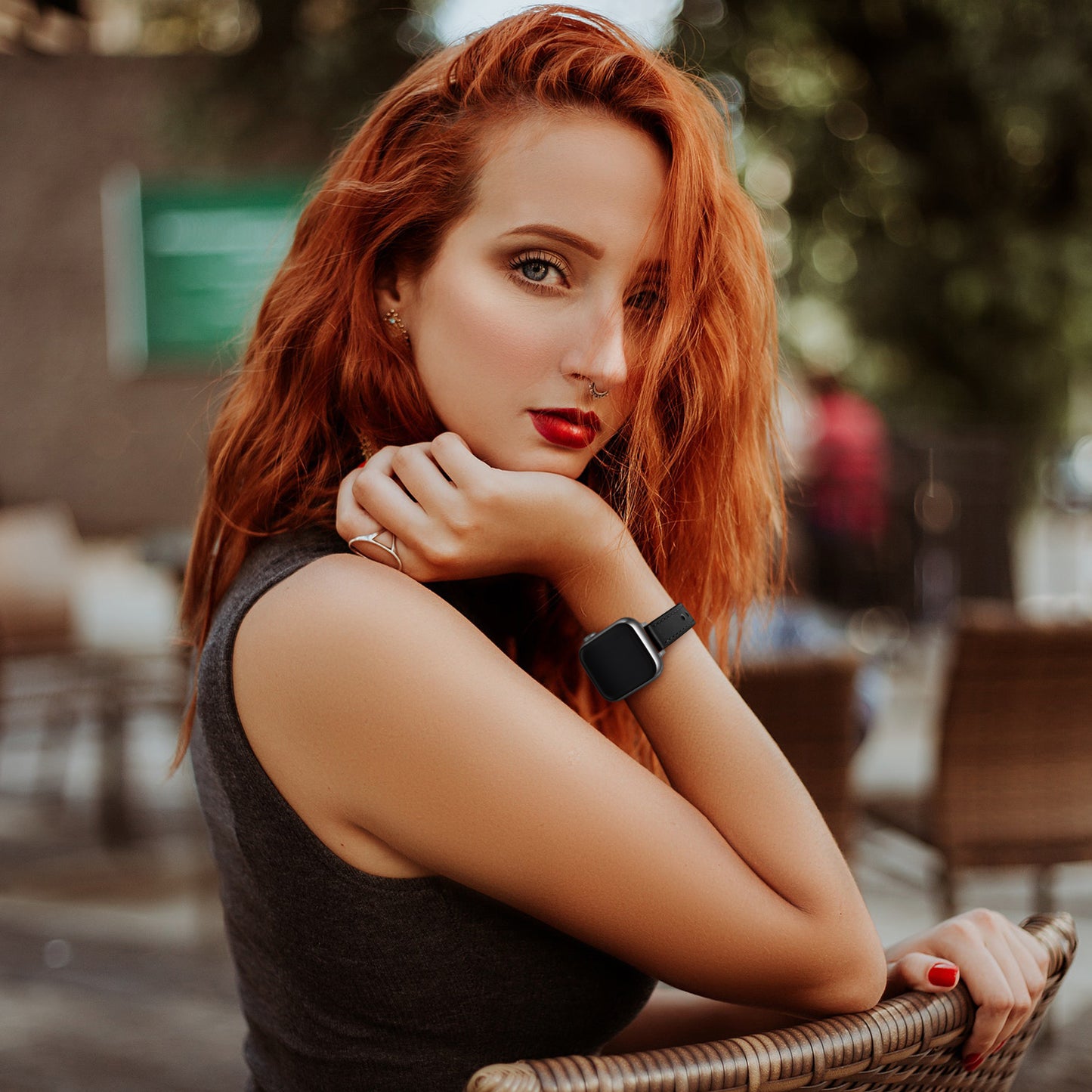 Bransoletka/Pasek do Apple Watch Wealth Black/Silver