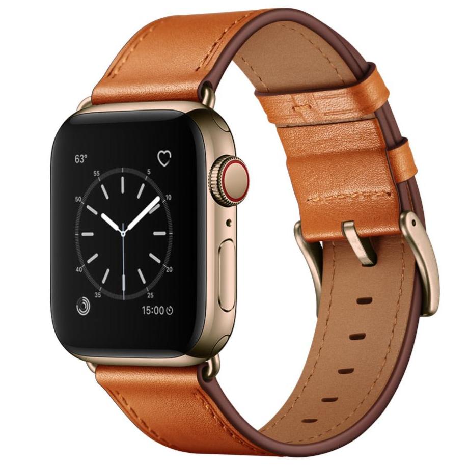 Bransoletka/Pasek do Apple Watch Aurus Brown/Gold