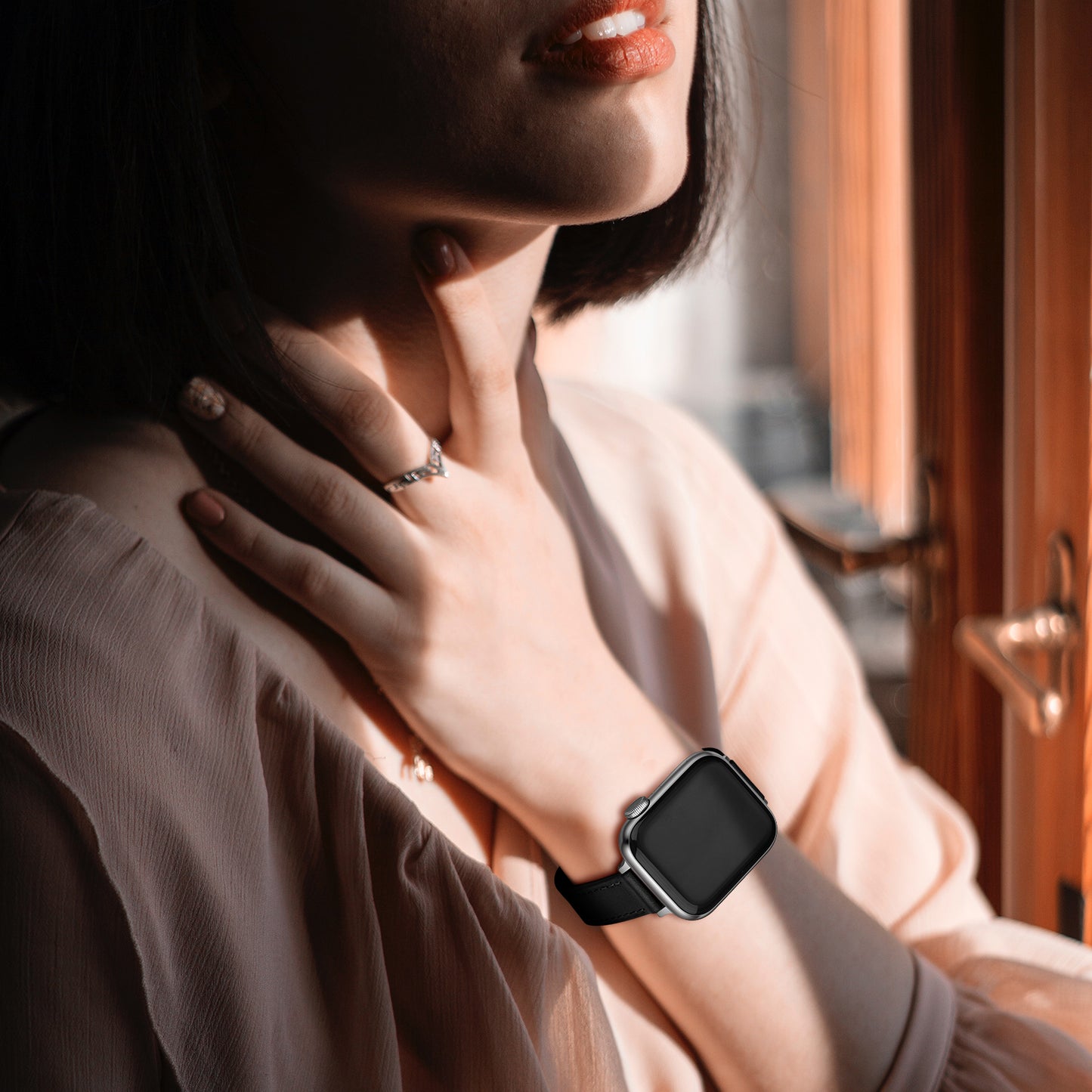 Bransoletka/Pasek do Apple Watch Wealth Black/Silver