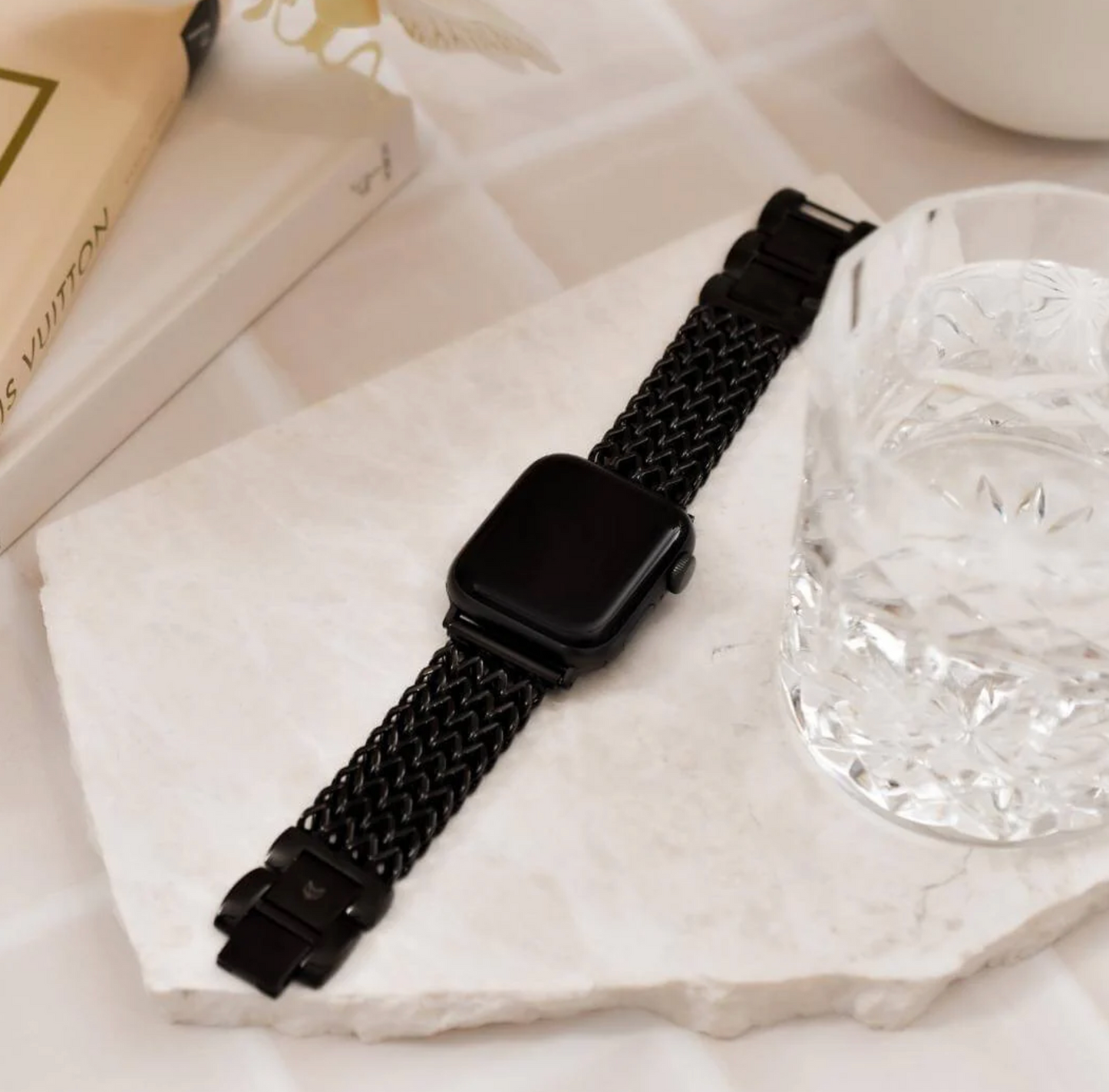 Bransoletka/Pasek do Apple Watch Metal Twist Black