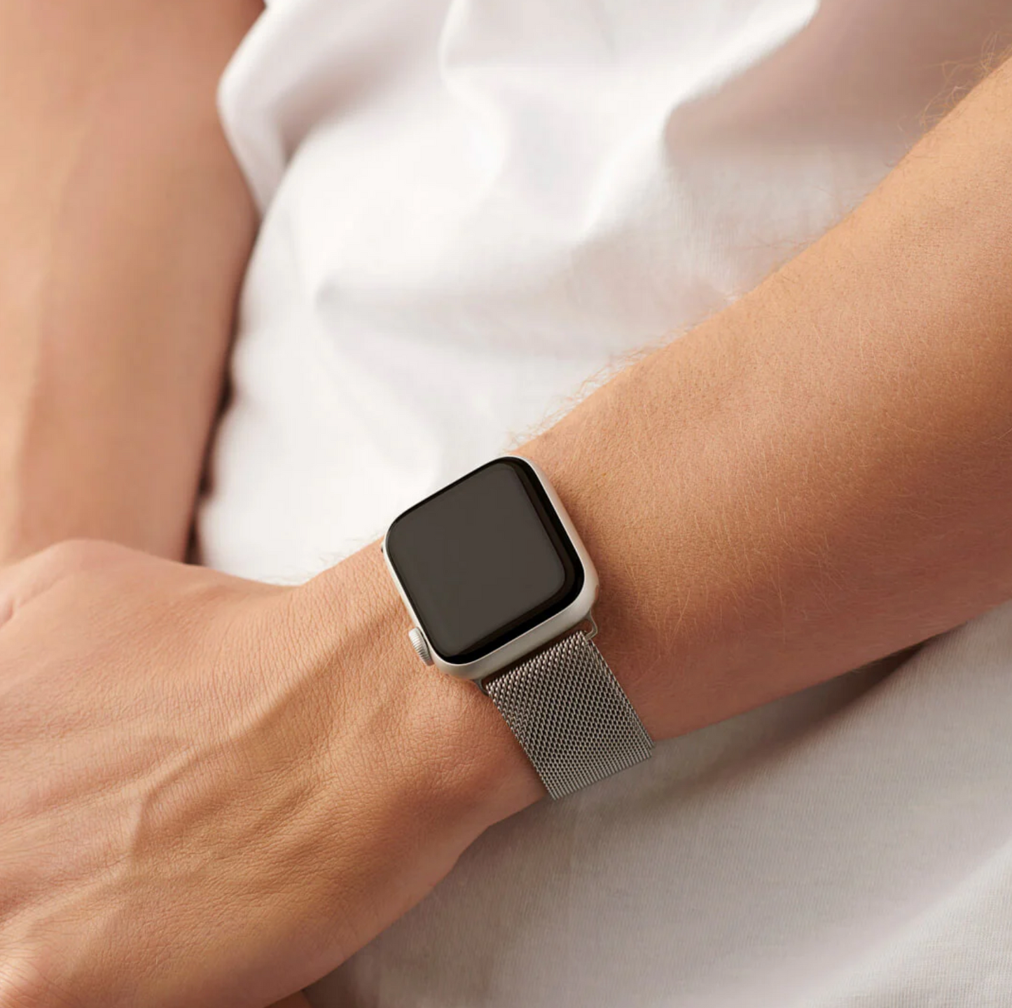 Bransoletka/Pasek do Apple Watch Linea Silver