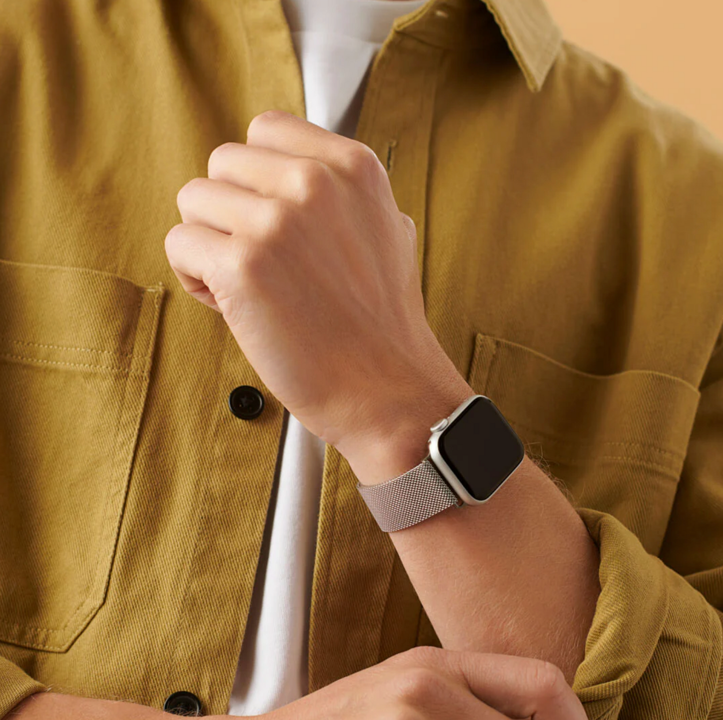 Bransoletka/Pasek do Apple Watch Linea Silver