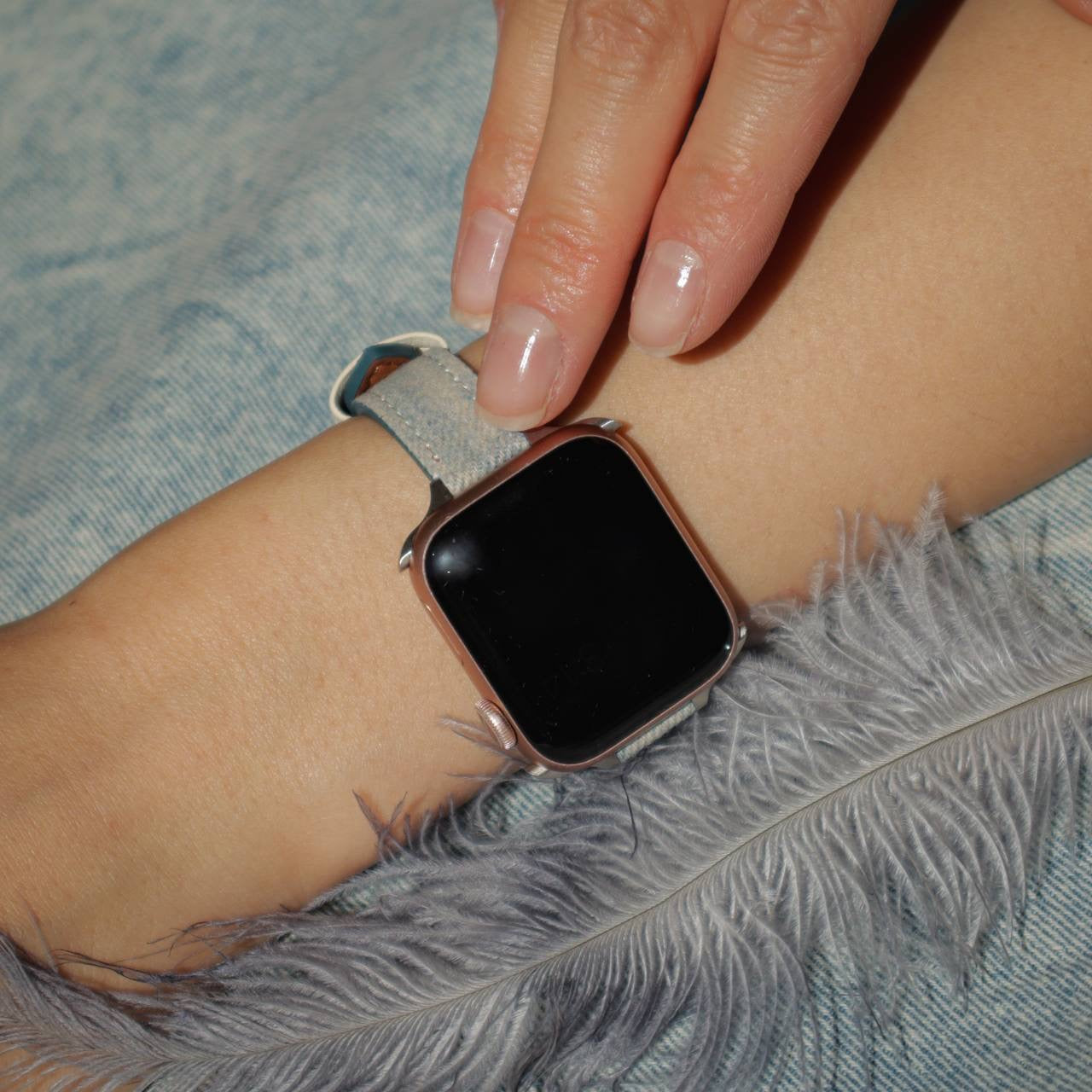 Pasek do Apple Watch Jeans Blue