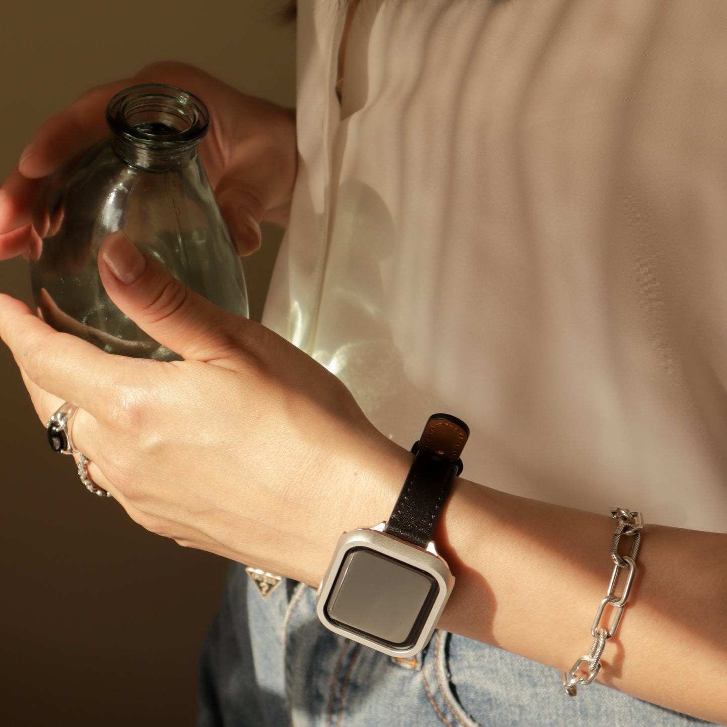 Bransoletka/Pasek do Apple Watch Wealth Black/Gold