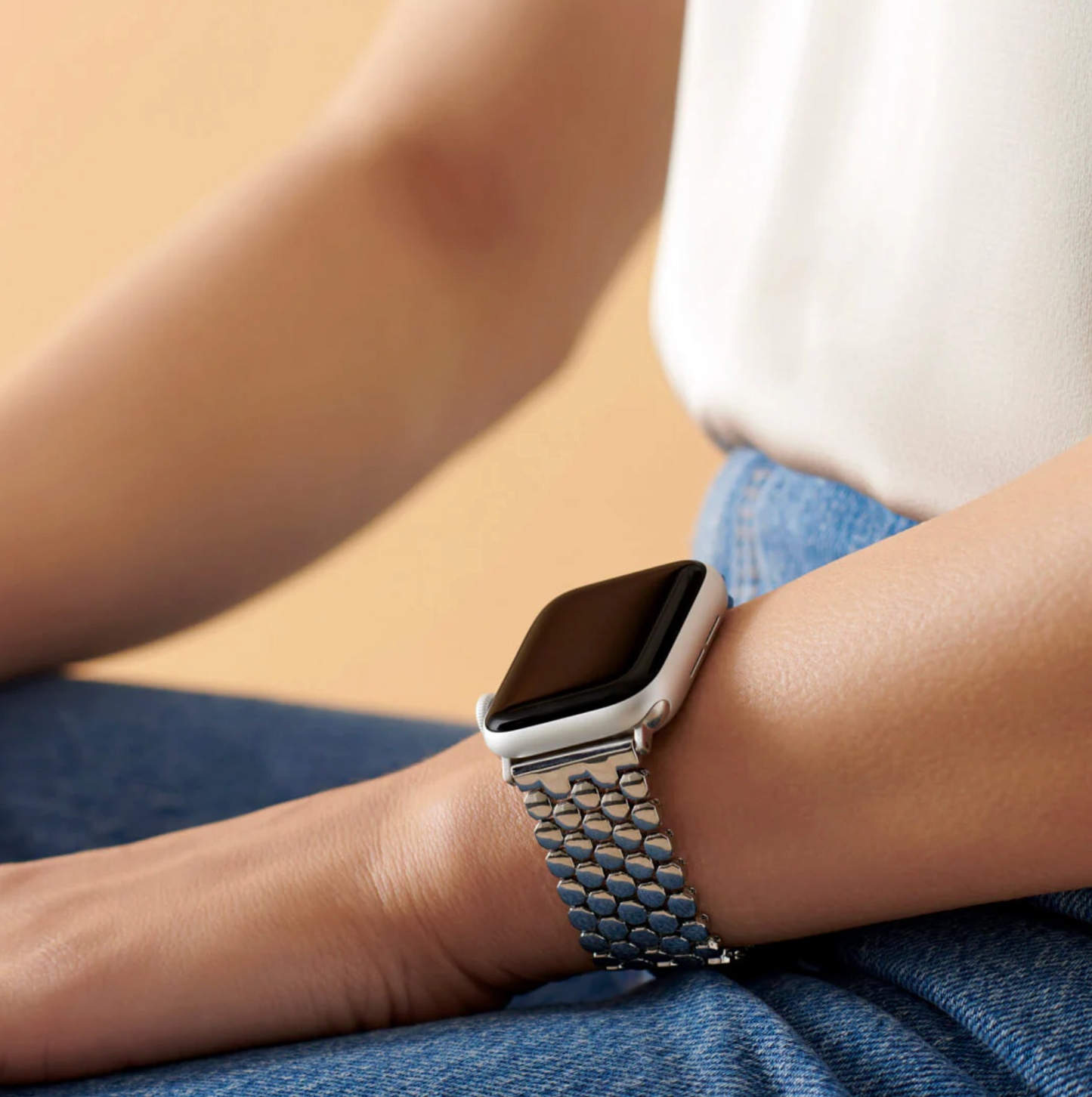 Bransoletka/Pasek do Apple Watch Apolo Silver