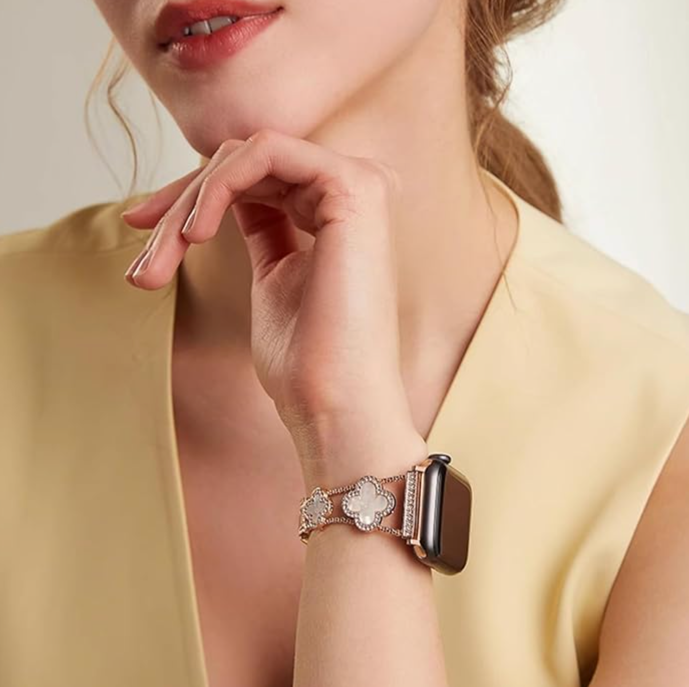 Bransoletka/Pasek do Apple Watch Mercy White