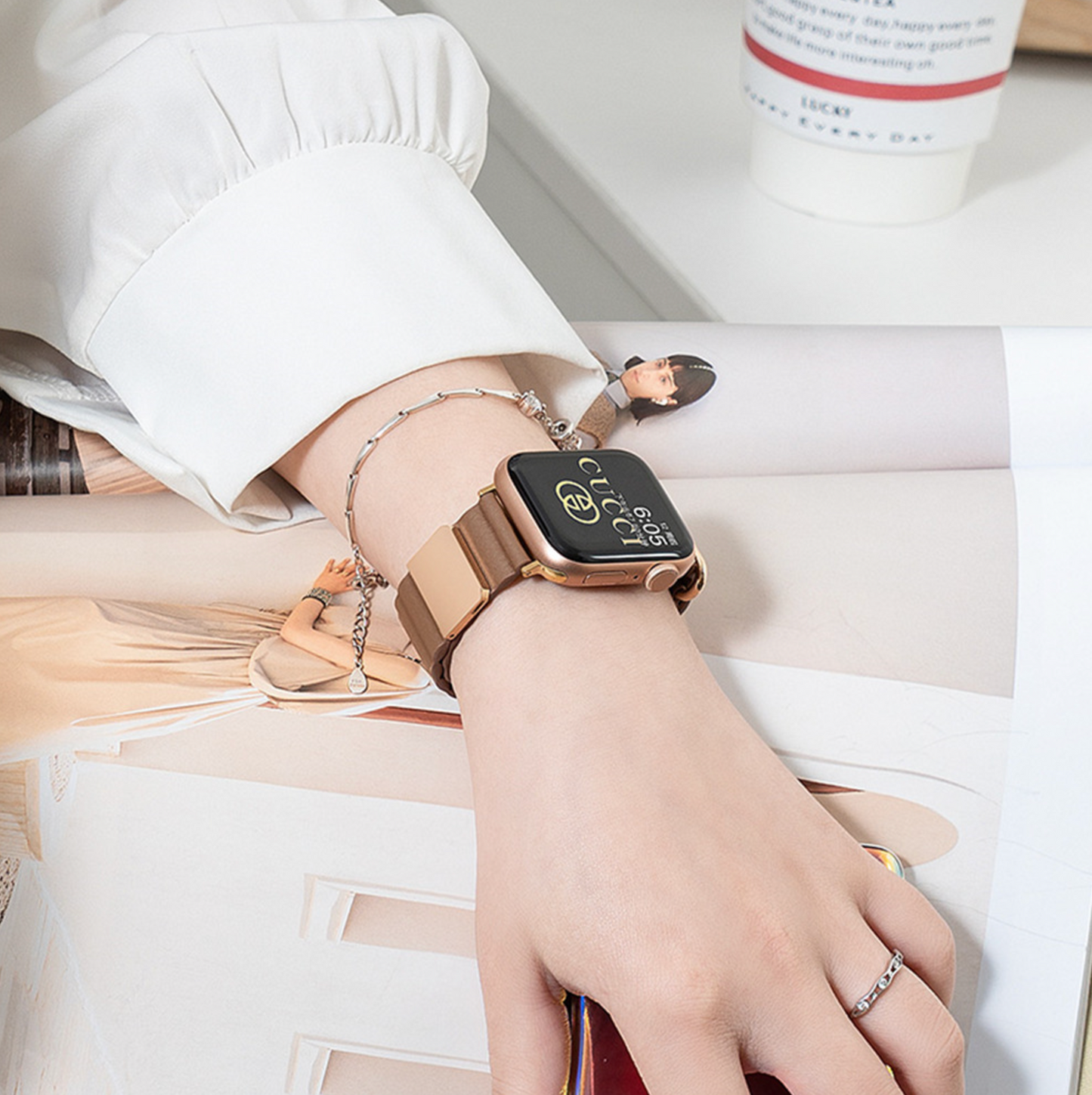 Bransoletka Nero dla Apple Watch Brown