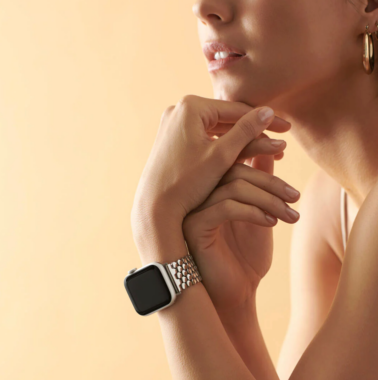 Bransoletka/Pasek do Apple Watch Apolo Silver
