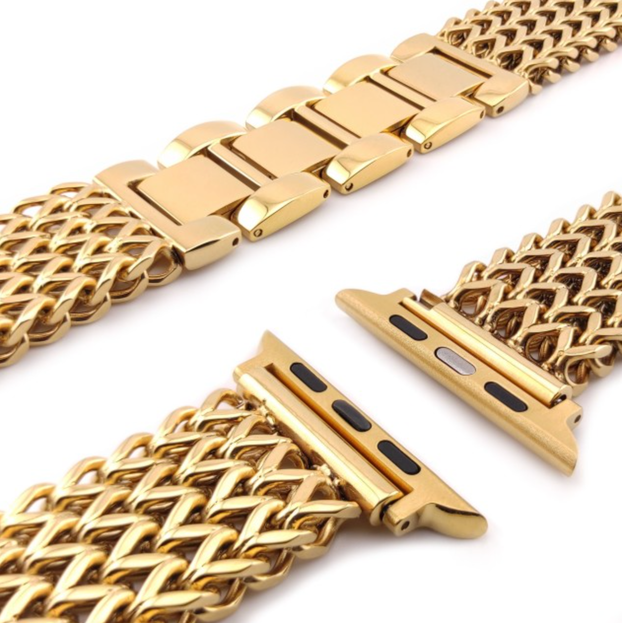 Bransoletka/Pasek do Apple Watch Metal Twist Gold