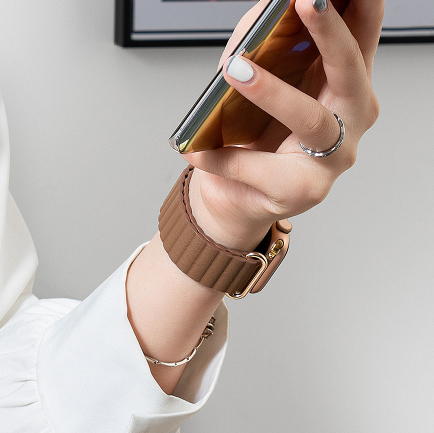 Bransoletka Nero dla Apple Watch Brown