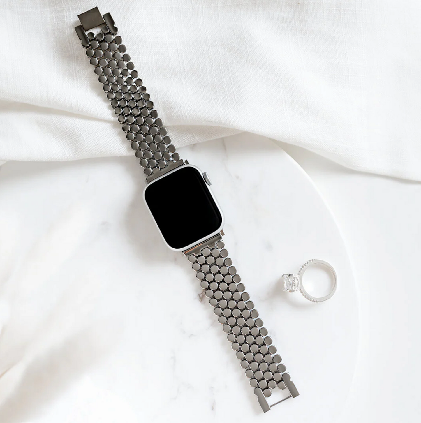 Bransoletka/Pasek do Apple Watch Apolo Silver