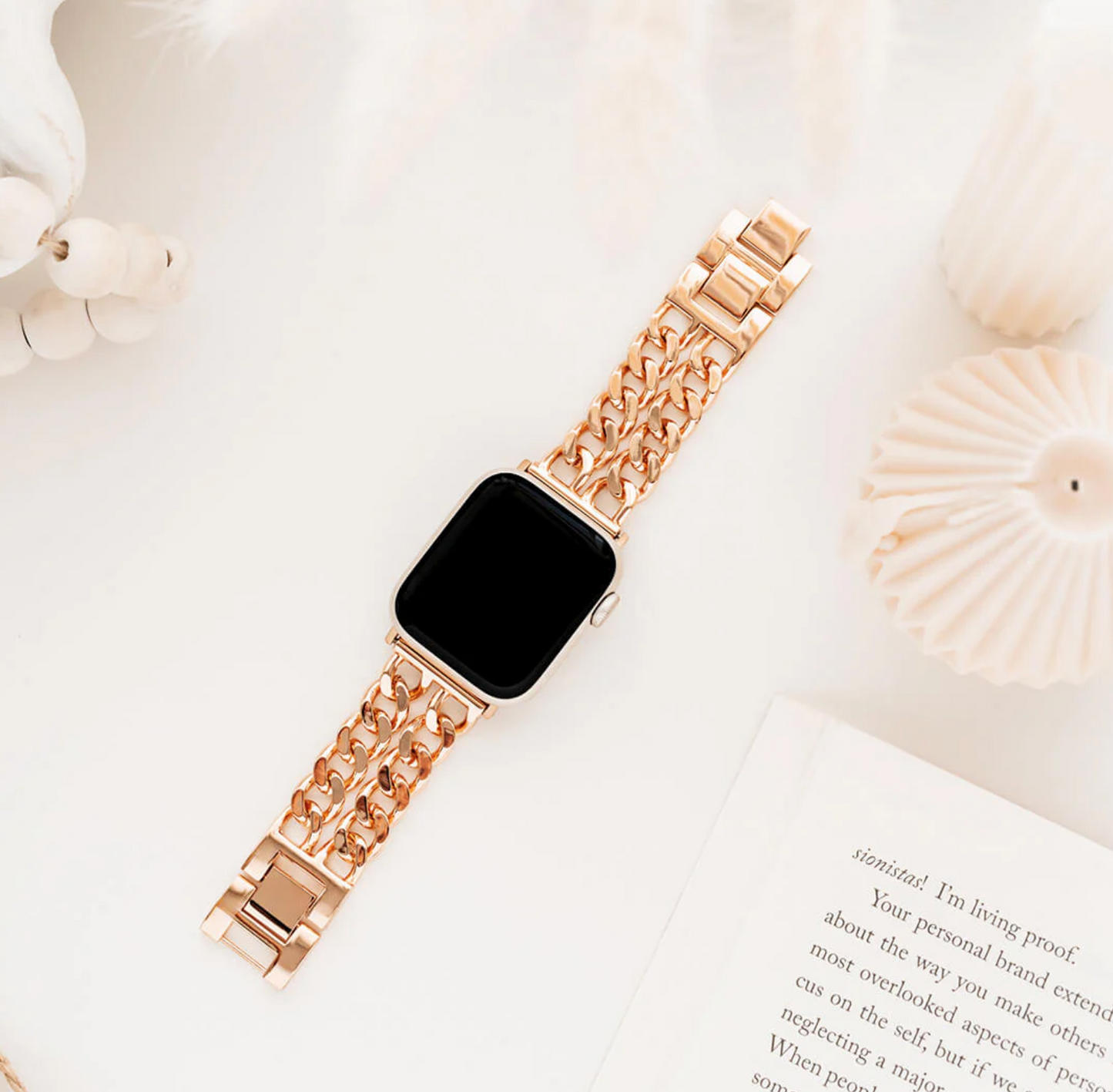 Bransoletka/Pasek do Apple Watch Noir Rose Gold