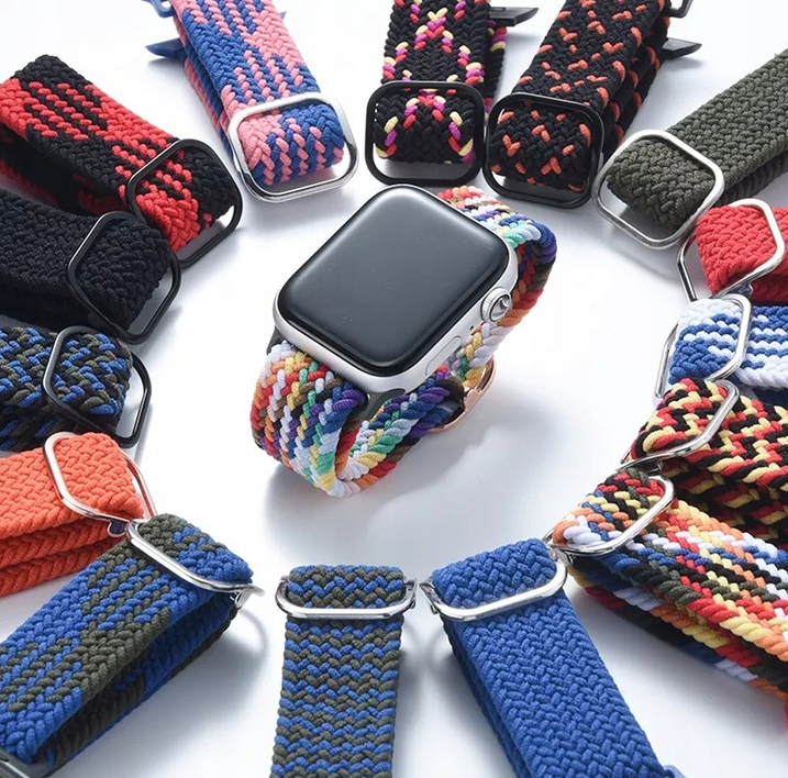 Pasek dla Apple Watch Nylon Wielobarwny