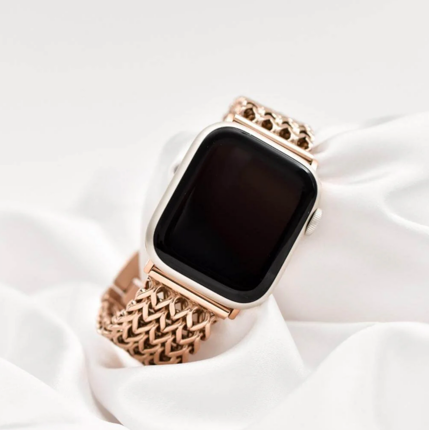 Bransoletka/Pasek do Apple Watch Metal Twist Rose Gold