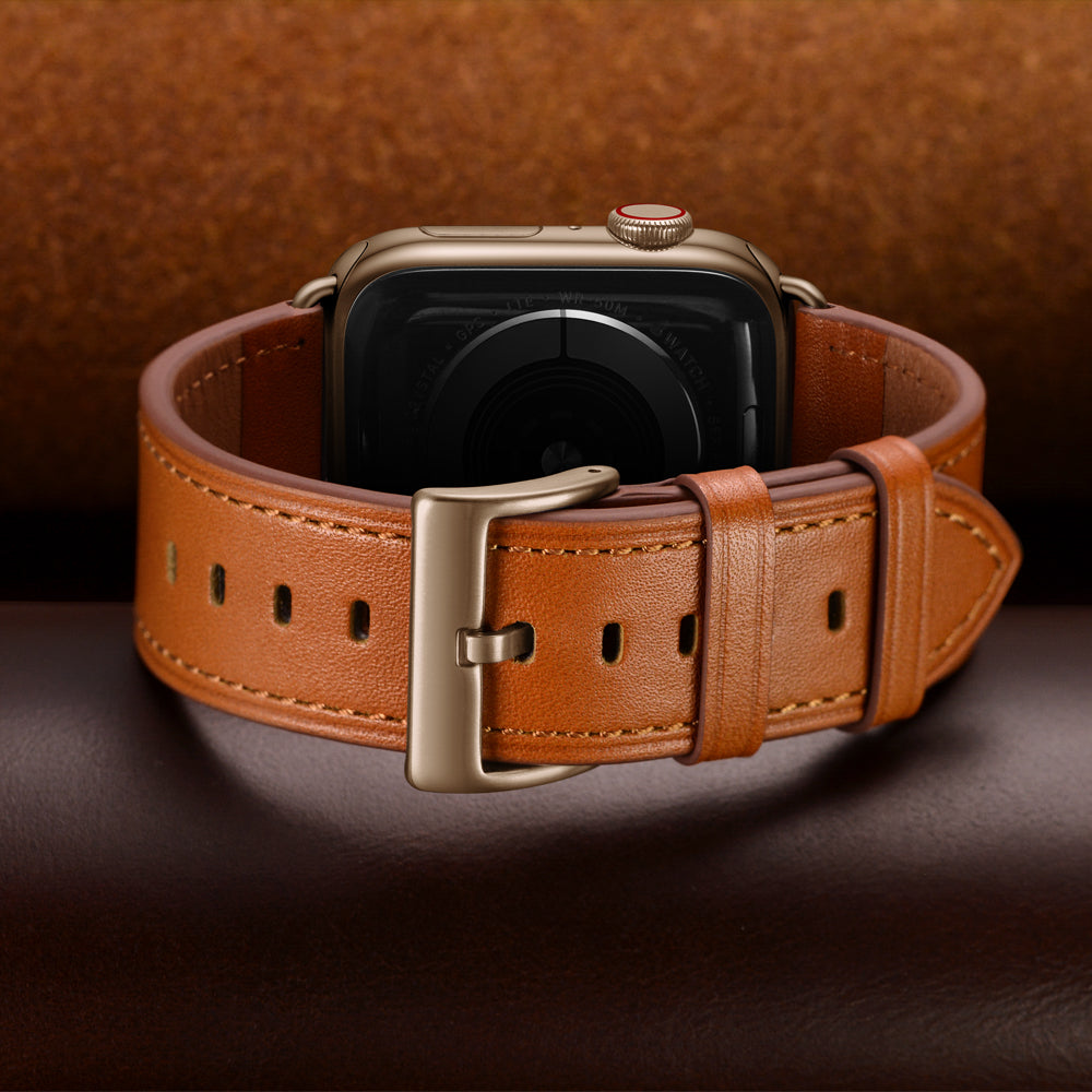 Bransoletka/Pasek do Apple Watch Aurus Brown/Gold