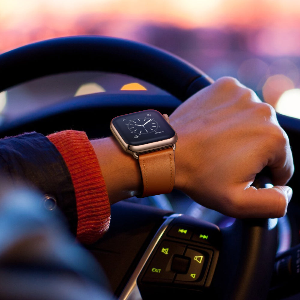 Bransoletka/Pasek do Apple Watch Aurus Brown/Gold