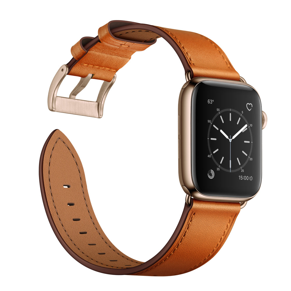 Bransoletka/Pasek do Apple Watch Aurus Brown/Gold