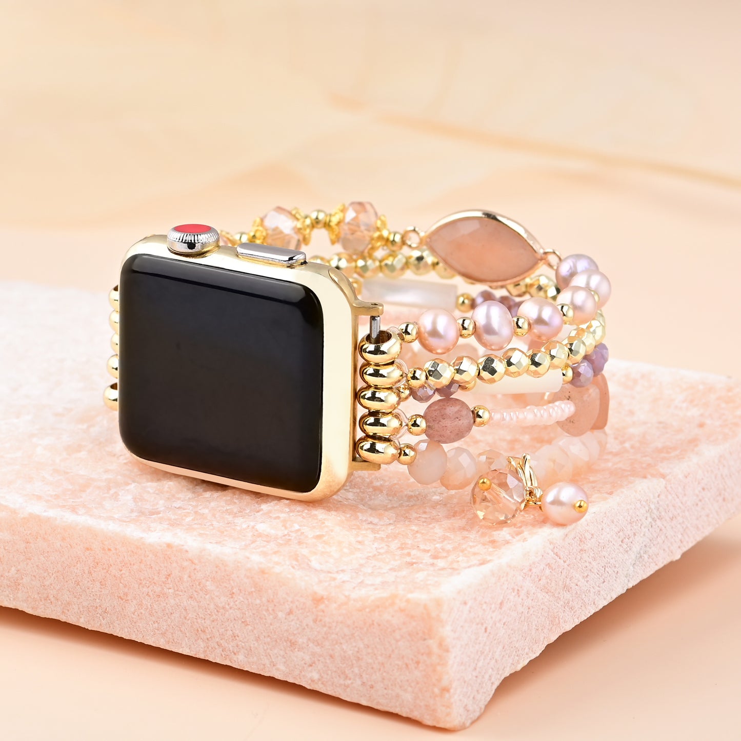 Bransoletka dla Apple Watch Pearly Rosette