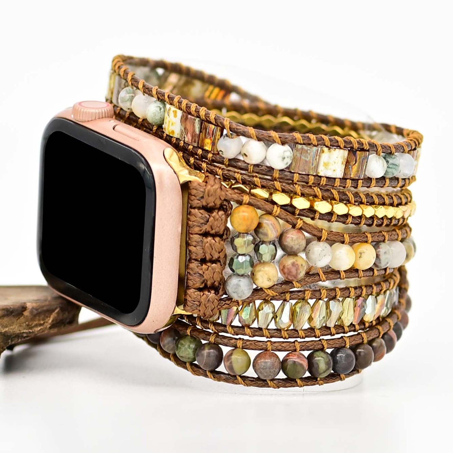 Bransoletka/Pasek do Apple Watch Jaspis Oceaniczny Sewilla