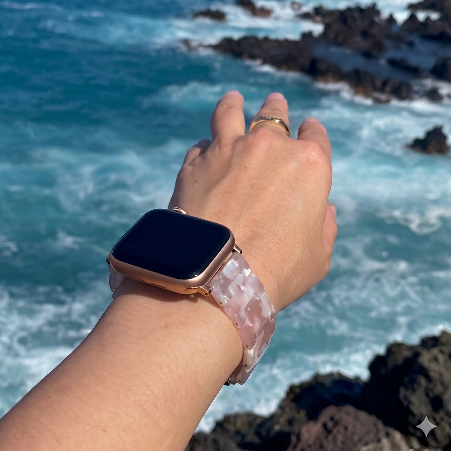Bransoletka/Pasek do Apple Watch Jade Pink