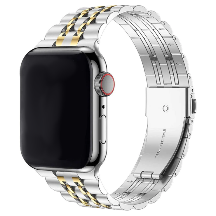 Bransoletka/Pasek do Apple Watch Gino Gold/Silver - Foxyband