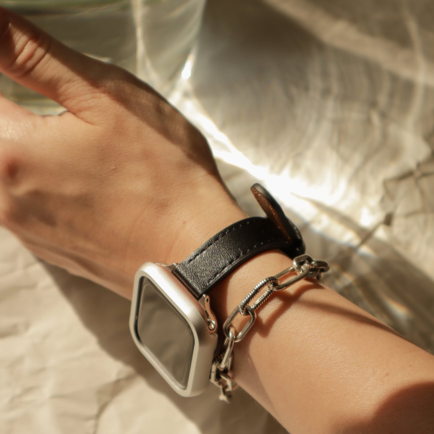 Bransoletka/Pasek do Apple Watch Wealth Black/Gold