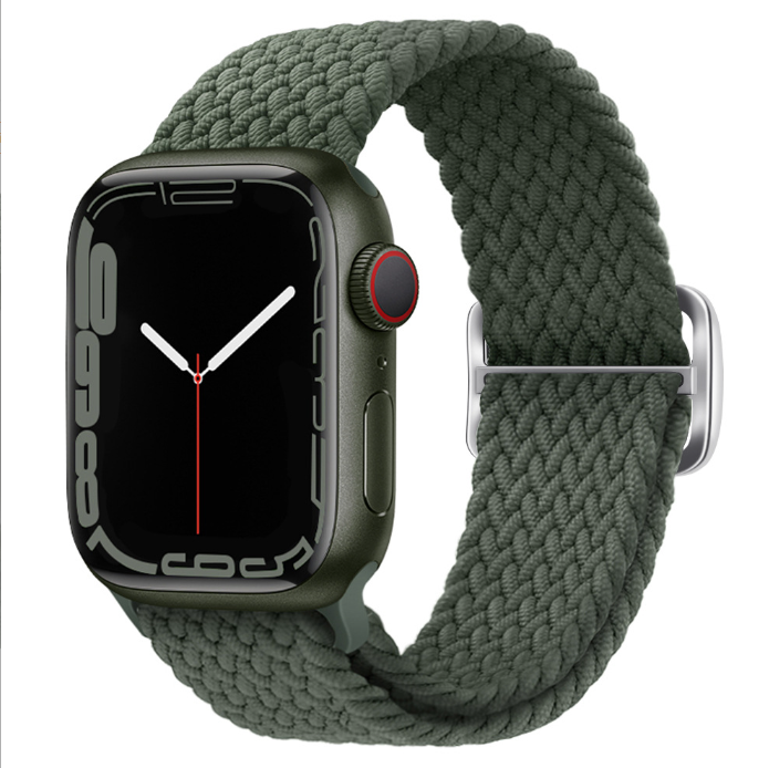 Pasek dla Apple Watch Nylon Сiemnozielony