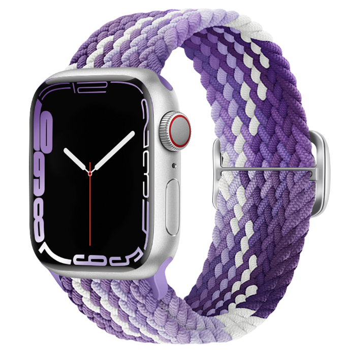 Bransoletka dla Apple Watch Nylon Fioletowy