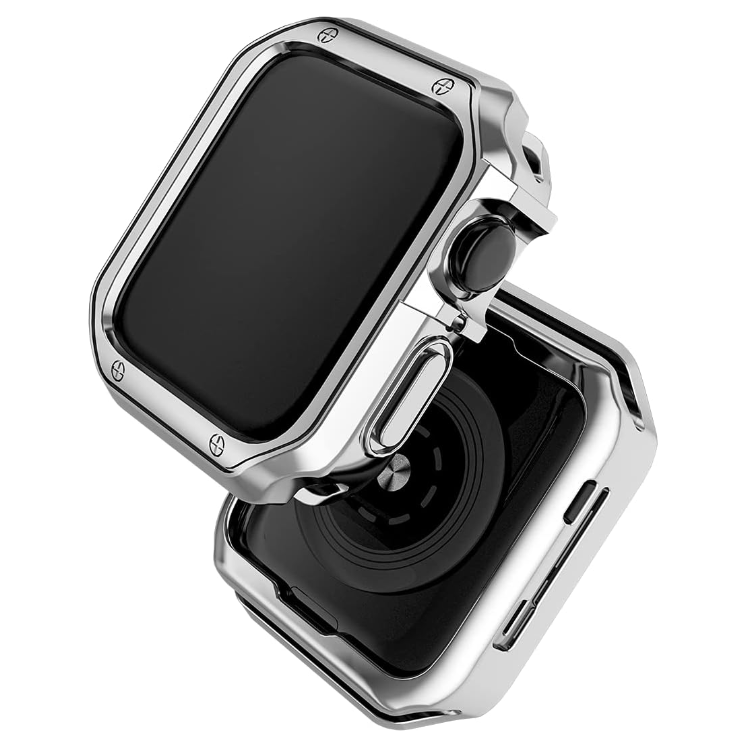 Case PVC do Apple Watch Srebrny - Foxyband