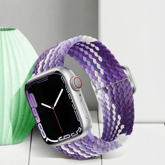 Bransoletka dla Apple Watch Nylon Fioletowy