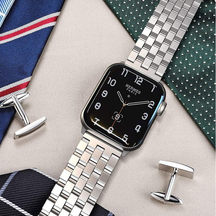 Bransoletka/Pasek do Apple Watch Gino Silver - Foxyband