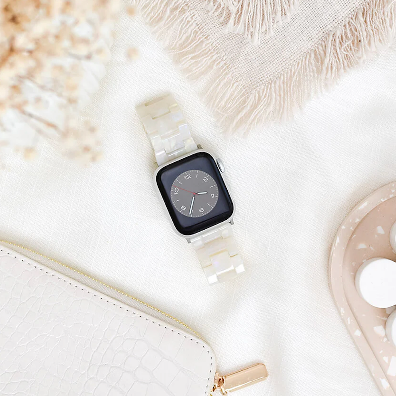 Bransoletka/Pasek do Apple Watch Dream White Pearl