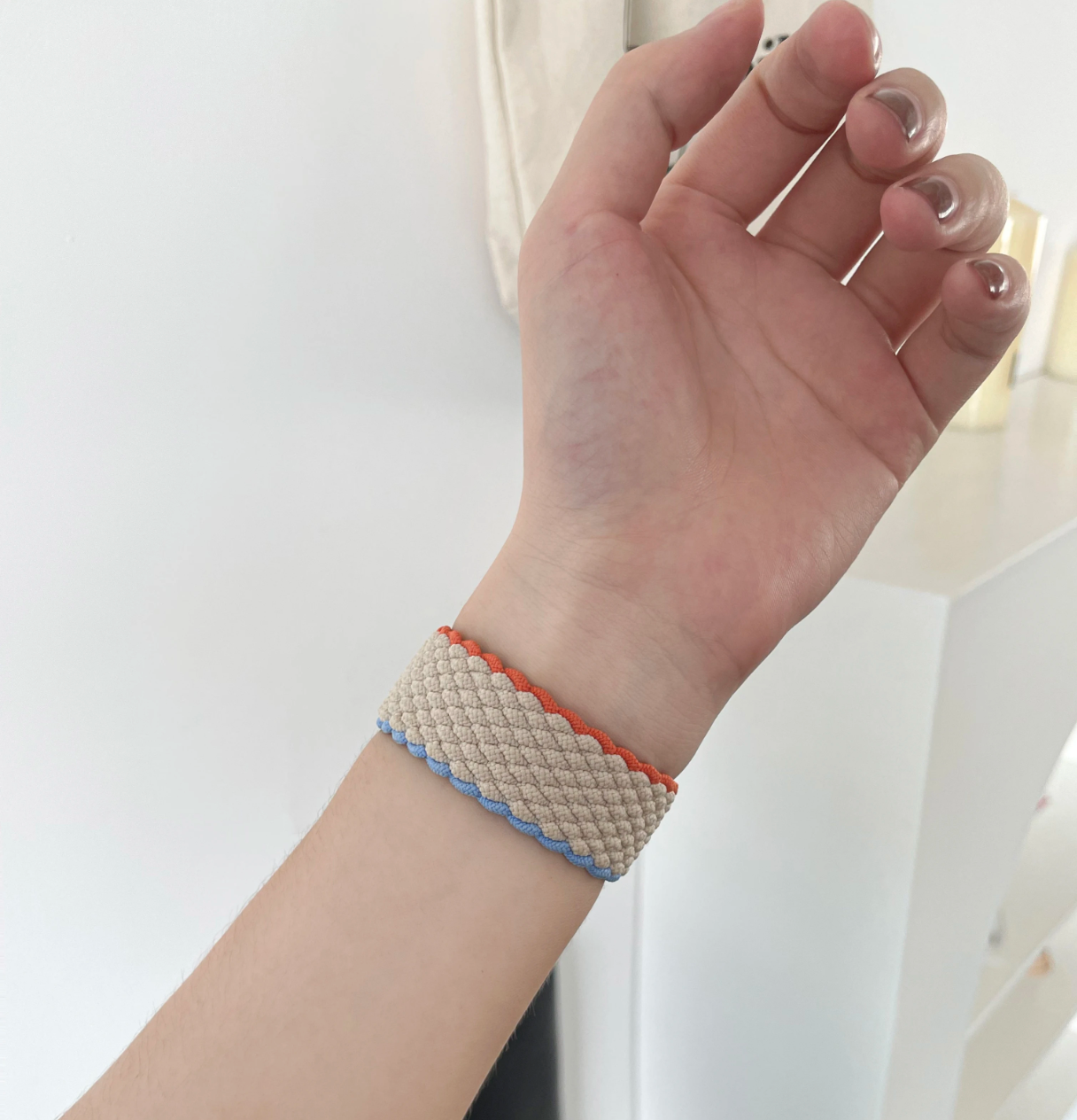 Bransoletka dla Apple Watch Nylon Amber