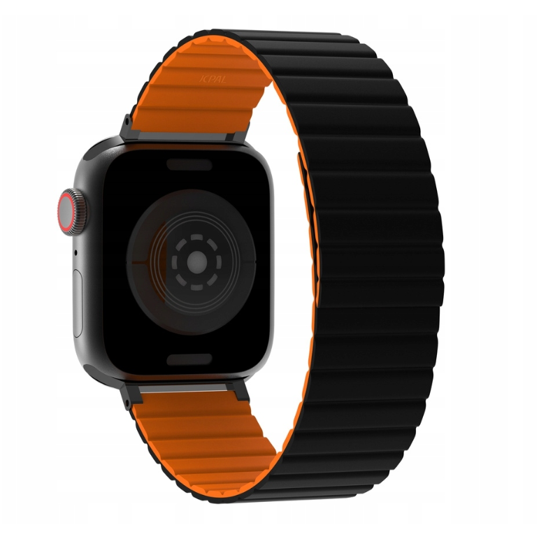 Bransoletka do Apple Watch Terra Black-Orange - Foxyband