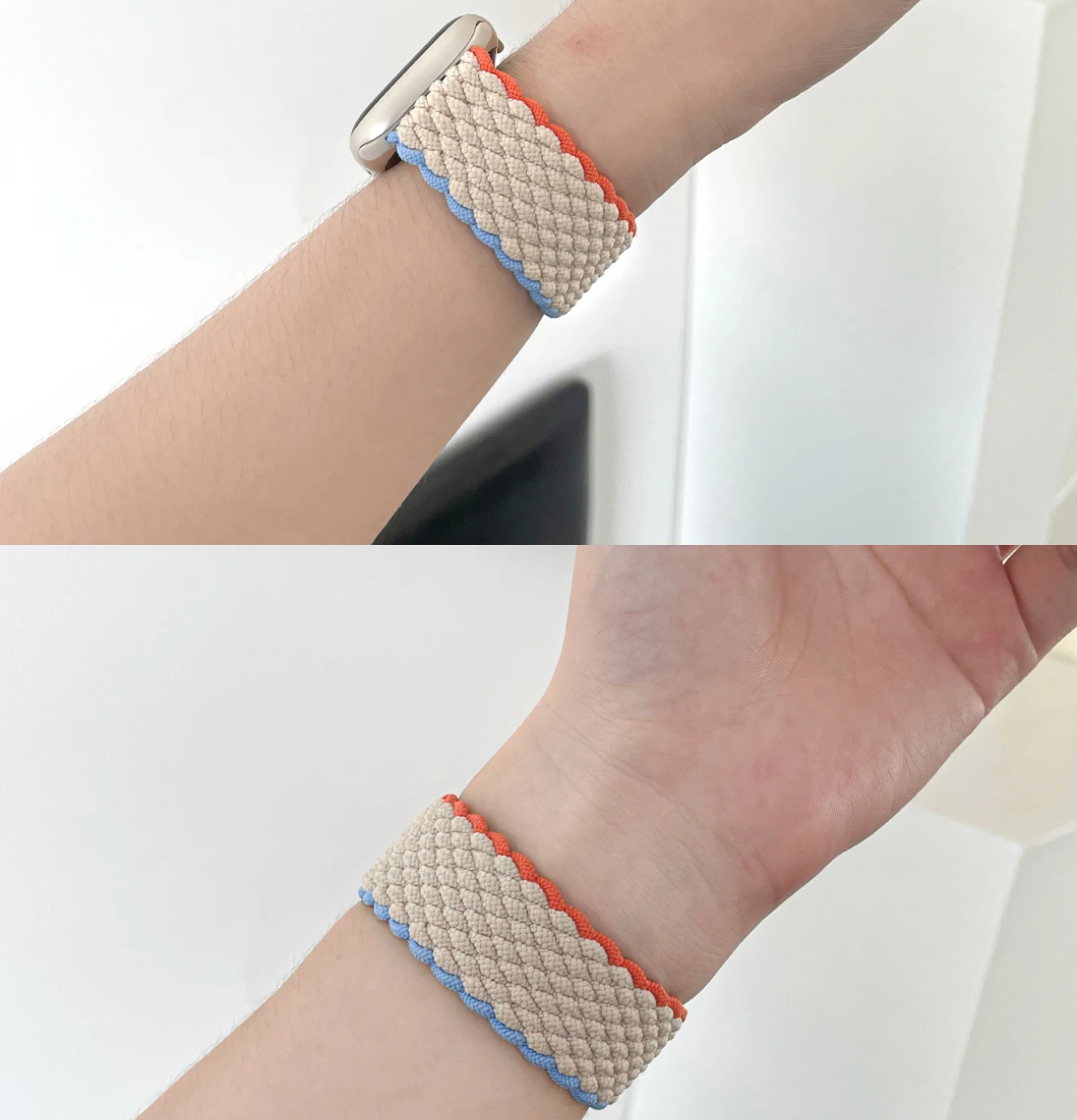 Bransoletka dla Apple Watch Nylon Amber