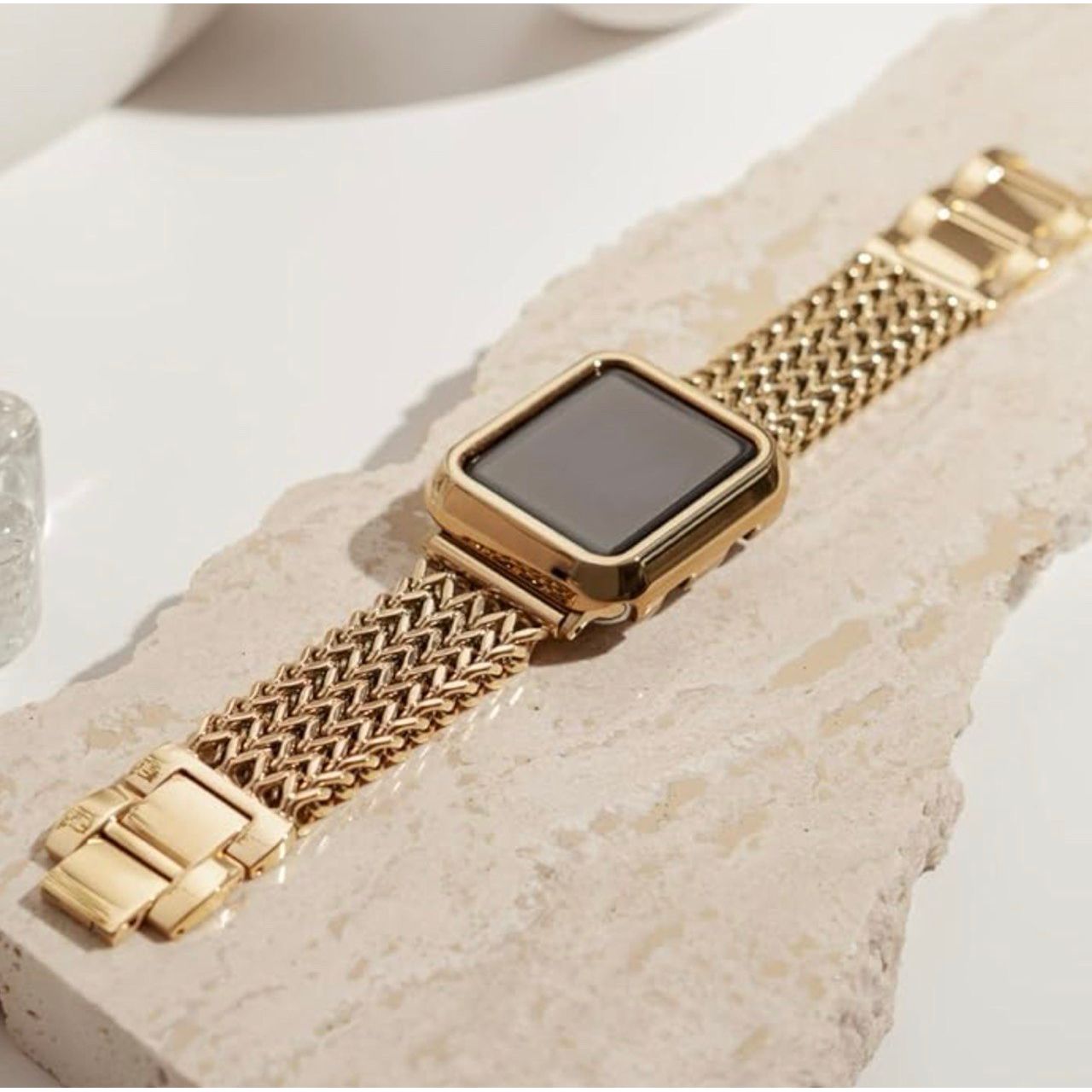 Bransoletka/Pasek do Apple Watch Metal Twist Gold